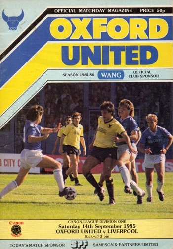 Match programme